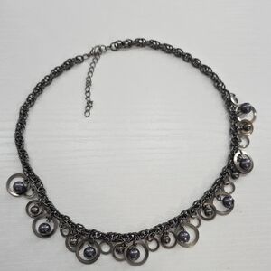 Black and Silver Necklace